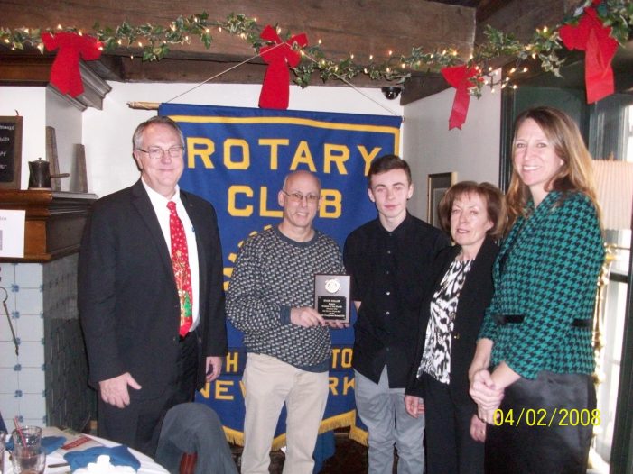 FALLON NAMED DECEMBER ROTARY STUDENT OF THE MONTH