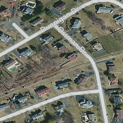 Bird's eye of Dunnigan Drive area, courtesy of Google Maps