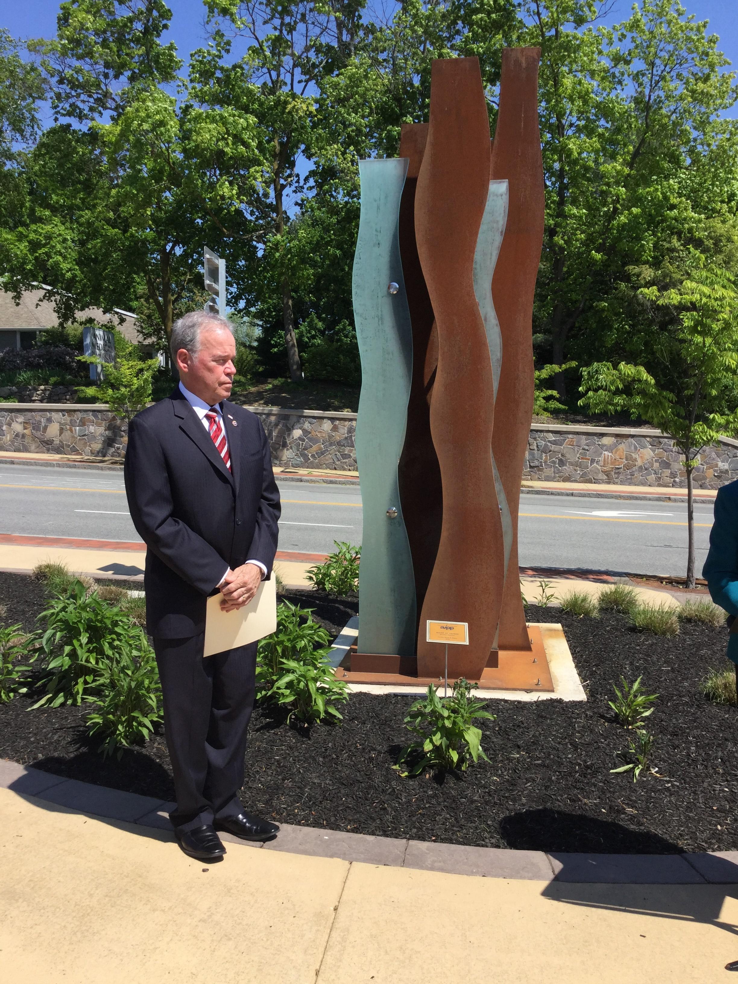 County dedicates two works of public art at Allison-Parris Office Building