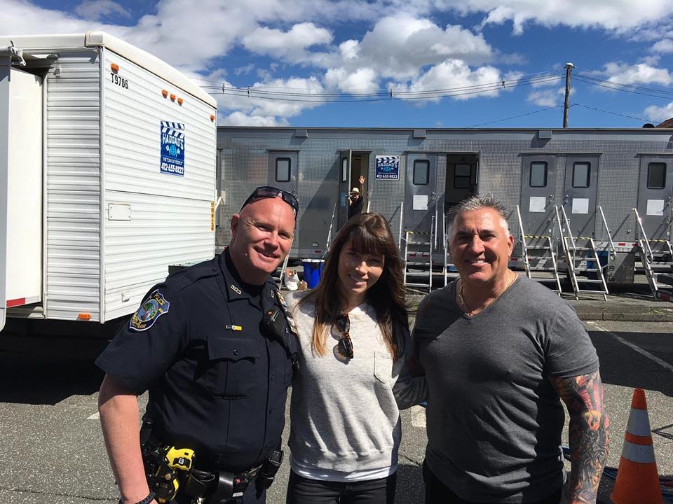 HAVERSTRAW COPS HELP OUT ON SET OF “THE SINNER”