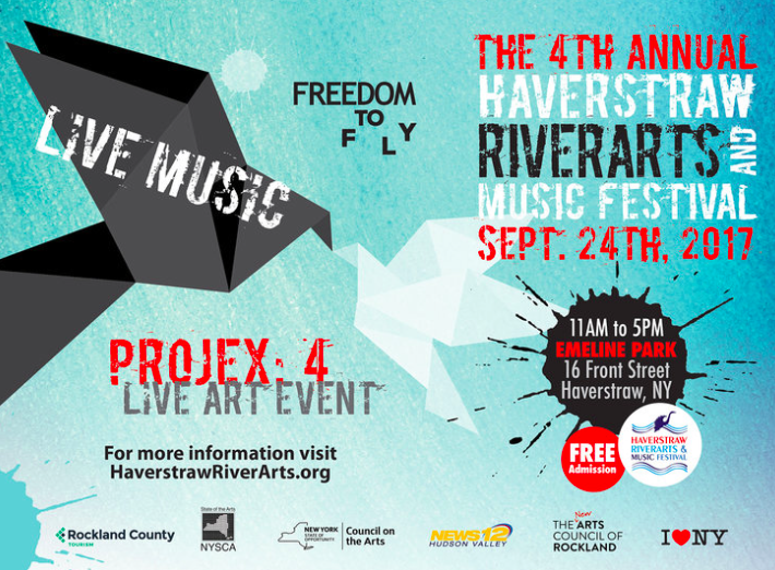 HAVERSTRAW RIVERARTS & MUSIC FESTIVAL CELEBRATES THE FREEDOM TO FLY