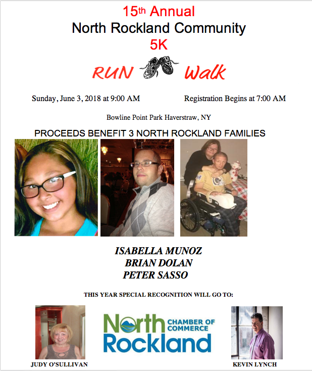 The 15th Annual North Rockland Run/Walk takes place today