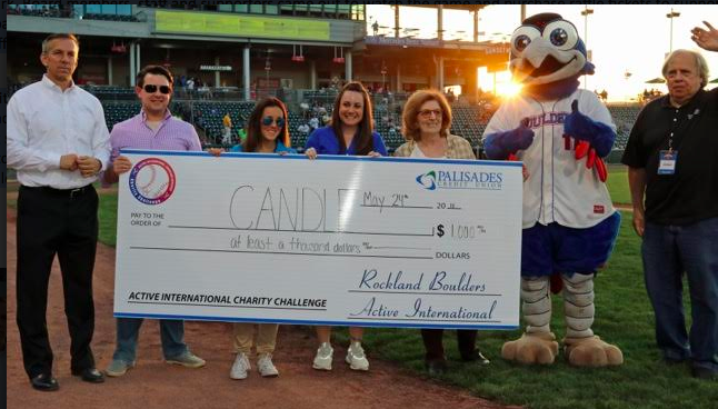 ACTIVE INTERNATIONAL/ROCKLAND BOULDERS CHARITY CHALLENGE RAISES NEARLY $1,000 FOR CANDLE