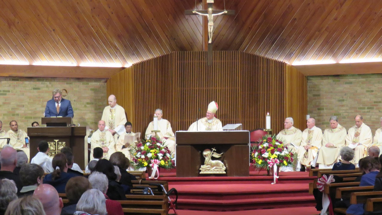 CARDINAL DOLAN VISITS FOR 150TH ANNIVERSARY MASS OF ST. CATHARINE
