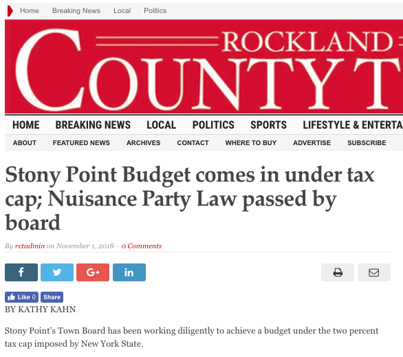 HEADLINE-GATE:  Politician publishes ad with fake Rockland County Times headline