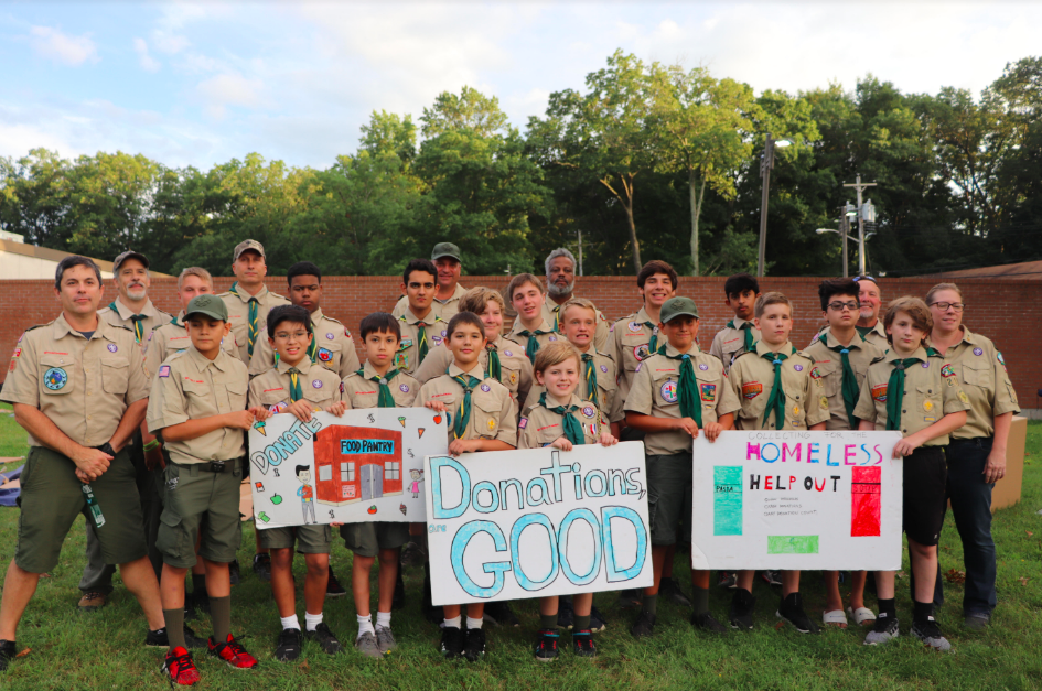 Troop 21 Holds Camp Out to Help the Homeless