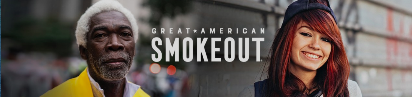 QUIT SMOKING FOR THE GREAT AMERICAN SMOKEOUT ON NOVEMBER 21st