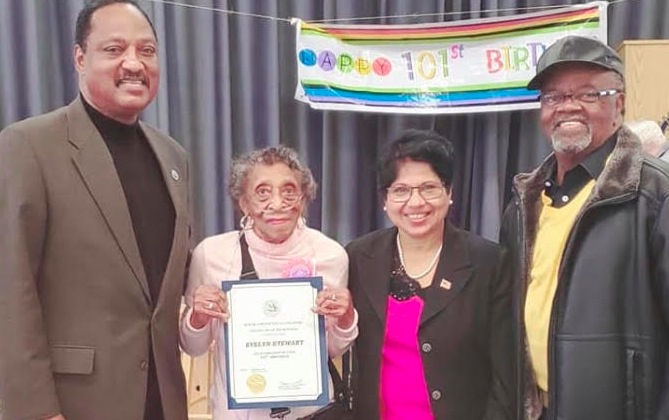 101 Years and Counting for Forever Young Evelyn Stewart