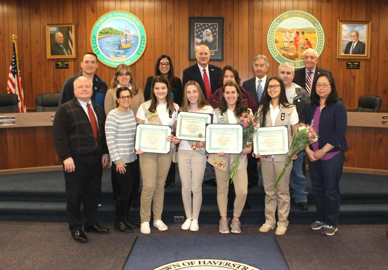 Four Girl Scouts Earn Silver Awards
