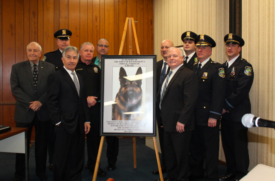 Police Promotions and K-9 Chase Remembered
