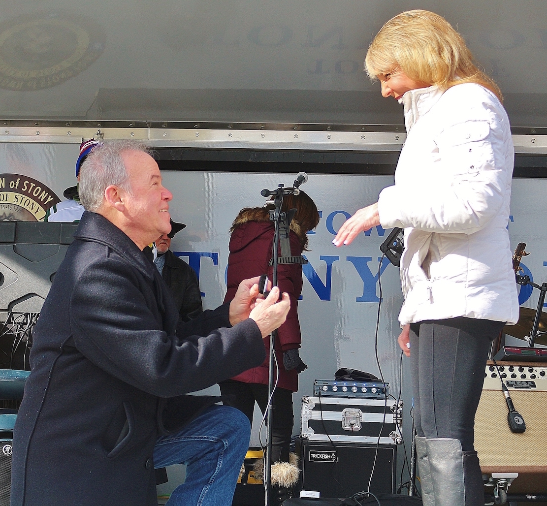COUNTY EXECUTIVE ED DAY GETS ENGAGED AT 21ST ANNUAL POLAR BEAR PLUNGE