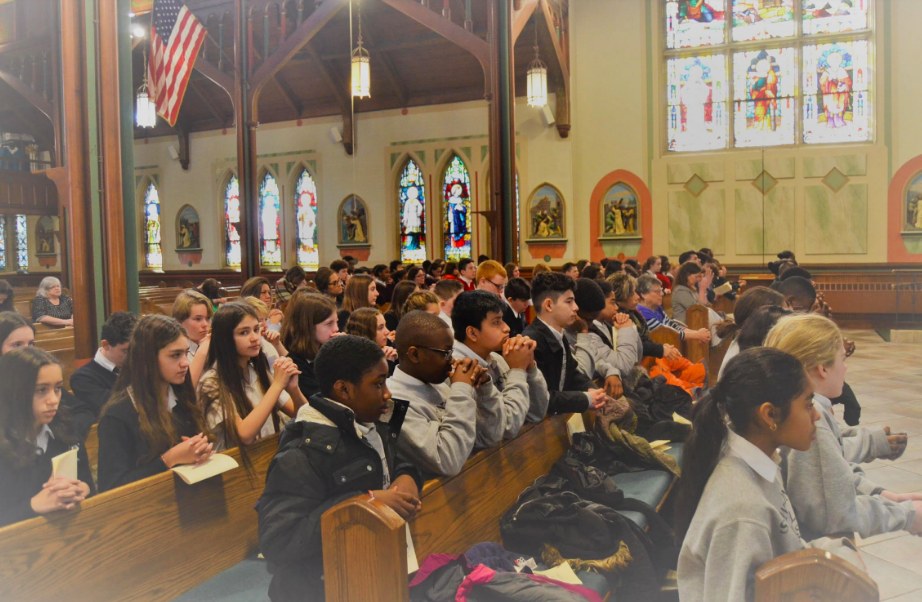 Annual 8th Grade Rose Mass for Life
