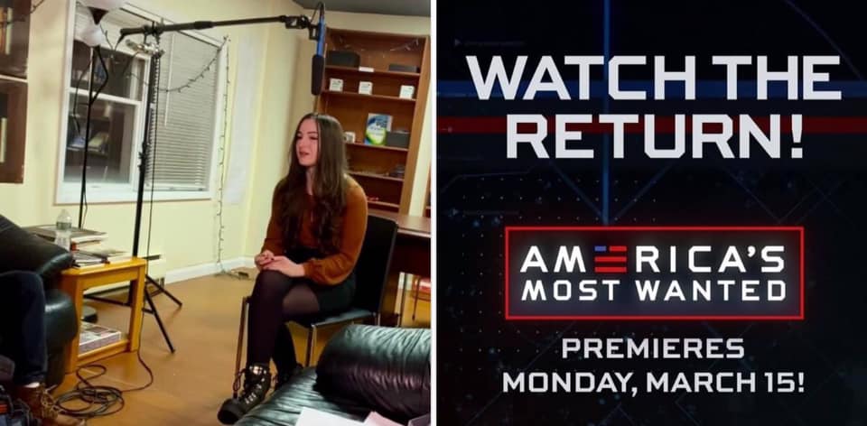 RCT Digital Editor Jennifer Korn to Appear in “America’s Most Wanted” Premiere: Stony Point Fugitive Eugene Palmer to be Featured