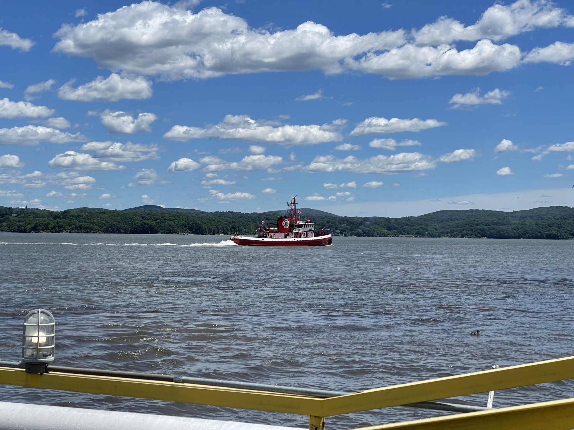 NYC Fireboat Sails to Final Location: John D. McKean Permanently Docked