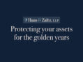 Protecting your assets for the golden years