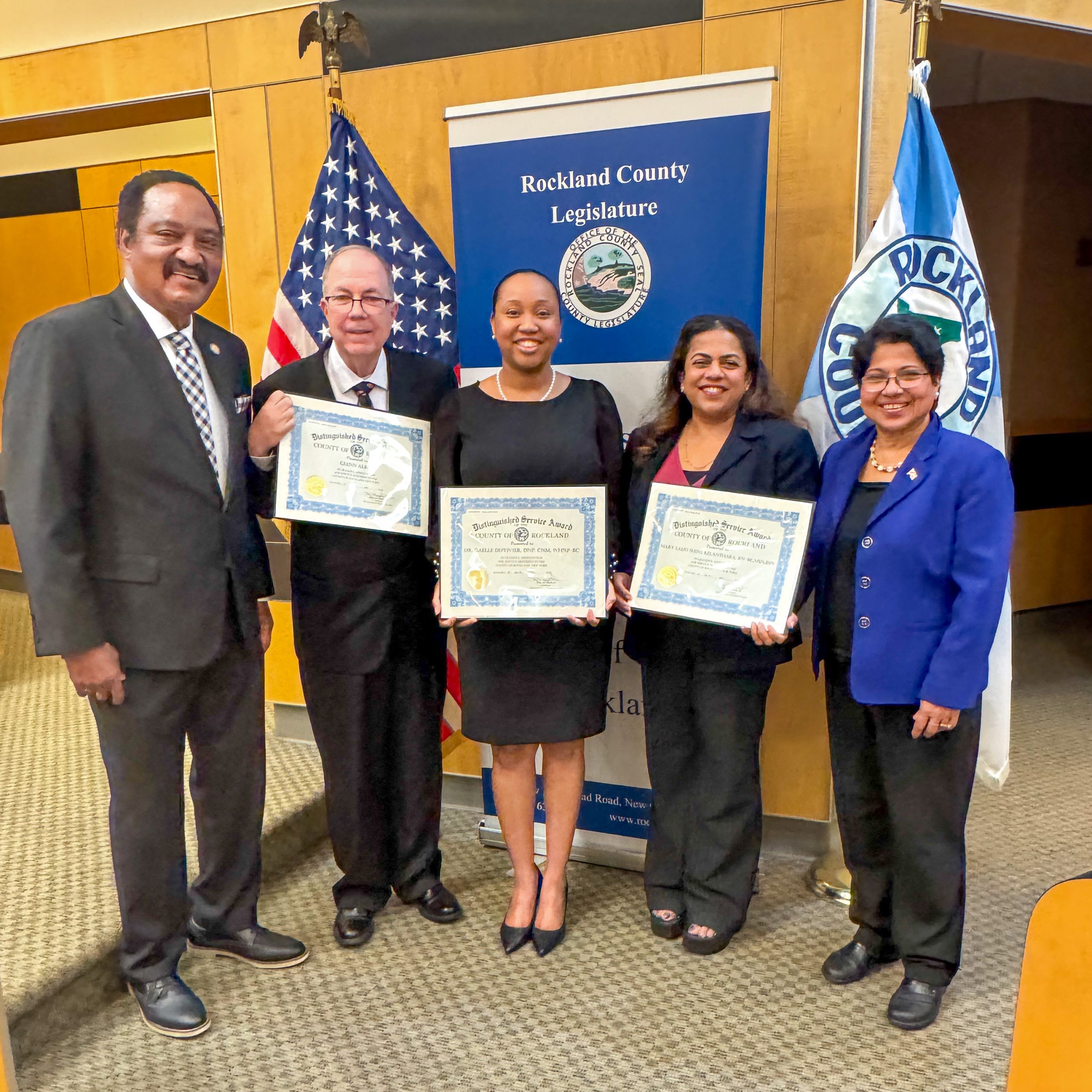 LEGISLATOR TONEY EARL, GLENN ALBIN, GAELLE DUVIVIER, MARY LAIJU SHINE KELANTHARA, LEGISLATOR ANEY PAUL