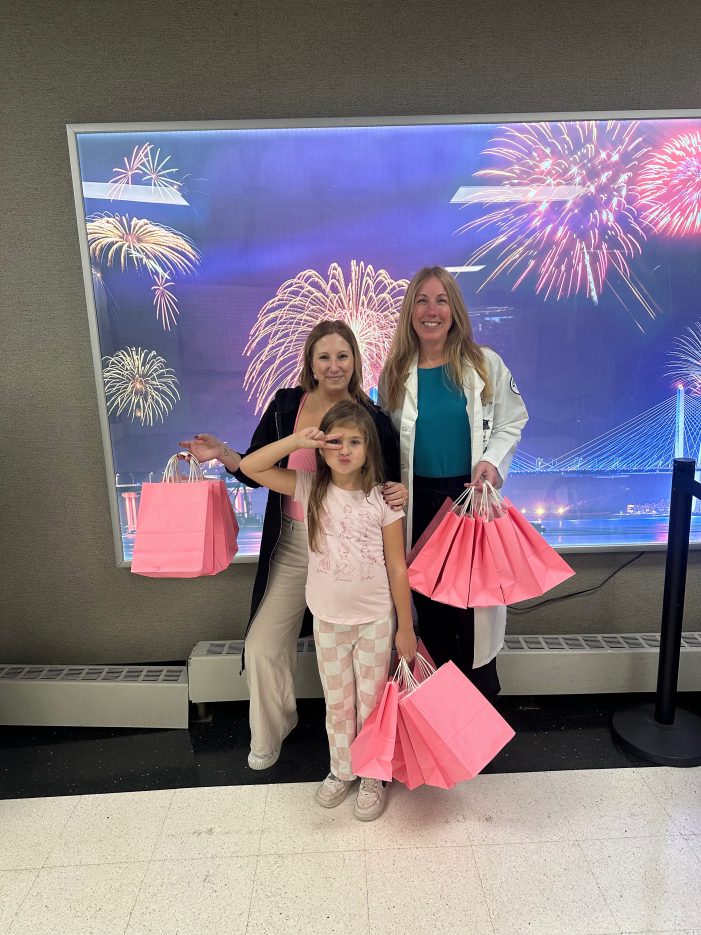 Mother-Daughter Duo Deliver Pink-Wrapped Joy to Breast Cancer Patients