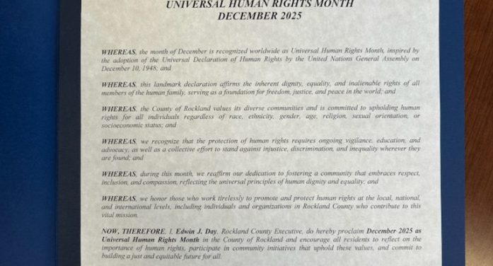 The County Executive’s Corner: Celebrating Human Rights and Unity in Rockland