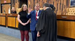 Hoehmann and Town Officials Take Oath of Office