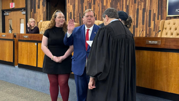 Hoehmann and Town Officials Take Oath of Office