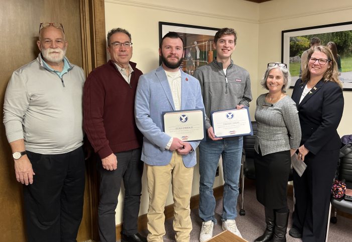 Five Student Veterans Inducted into SALUTE