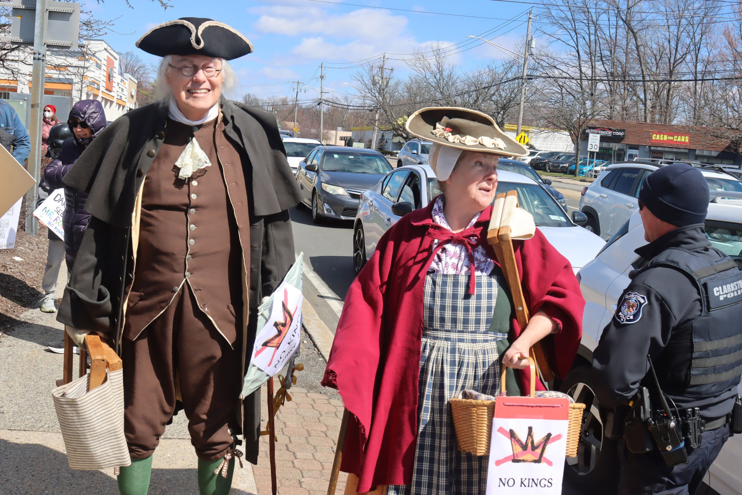 No Kings protest on Saturday, March 28 at Four Corners, Nanuet, NY