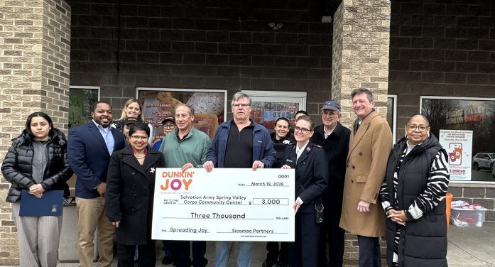 Dunkin’ Donates to Salvation Army Spring Valley Corps