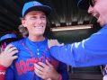 Boulders Catcher Signed by New York Mets