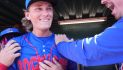 Boulders Catcher Signed by New York Mets