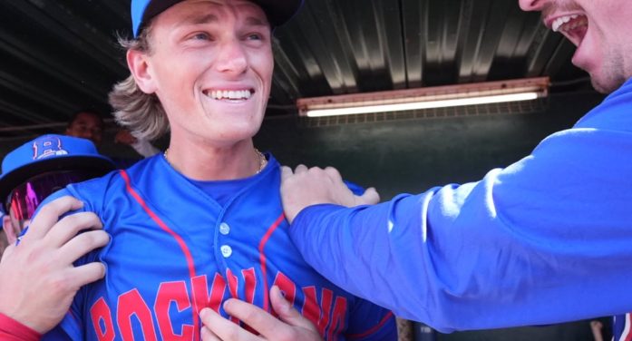 Boulders Catcher Signed by New York Mets